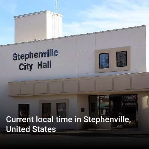 Current local time in Stephenville, United States