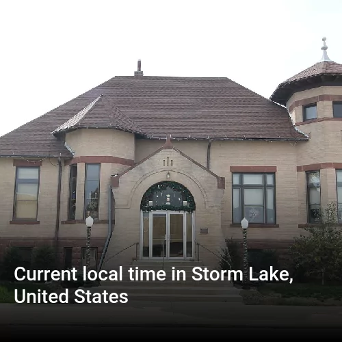 Current local time in Storm Lake, United States