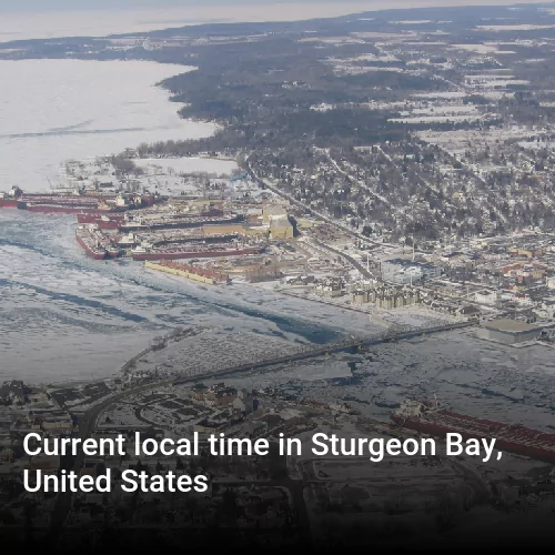 Current local time in Sturgeon Bay, United States
