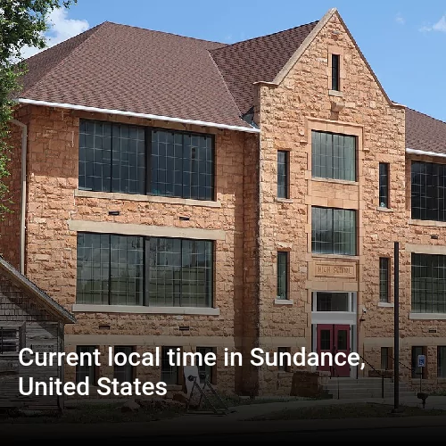 Current local time in Sundance, United States