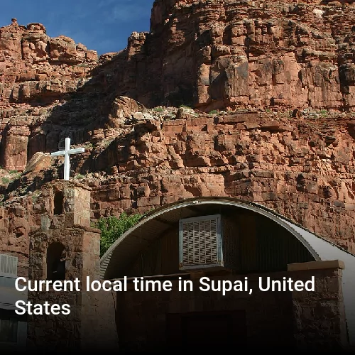 Current local time in Supai, United States