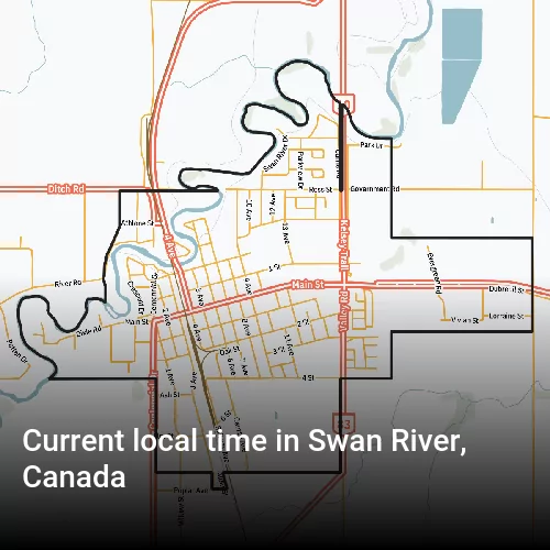Current local time in Swan River, Canada