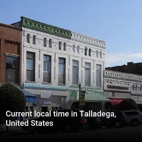 Current local time in Talladega, United States
