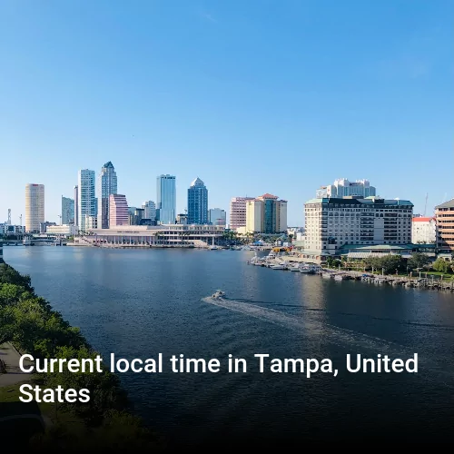Current local time in Tampa, United States