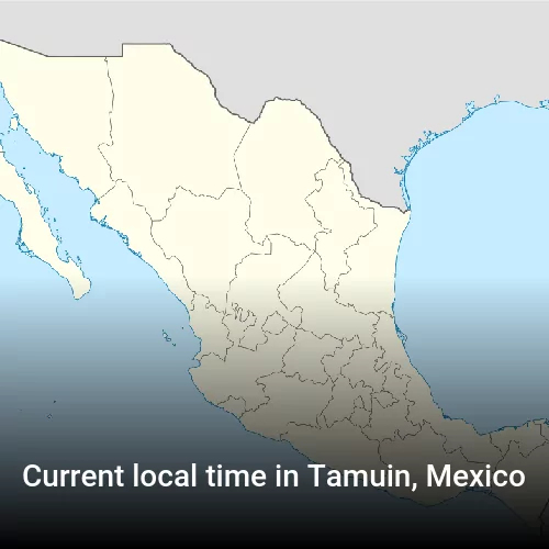Current local time in Tamuin, Mexico