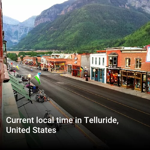Current local time in Telluride, United States