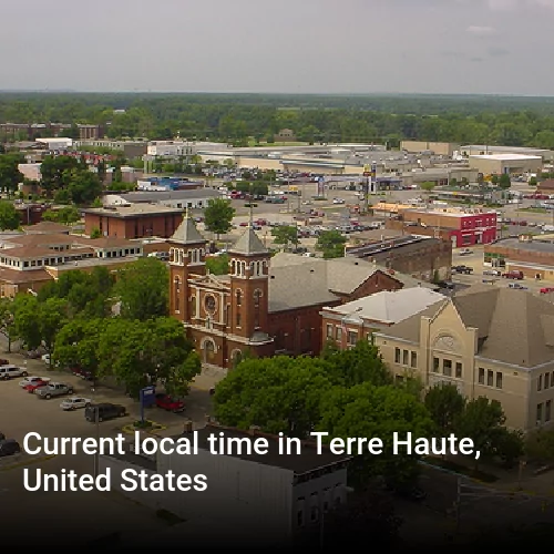 Current local time in Terre Haute, United States