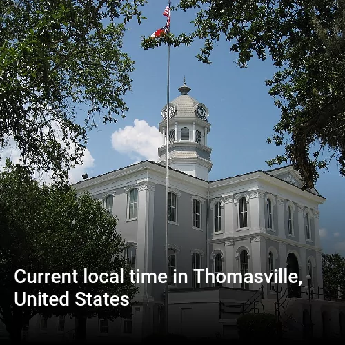 Current local time in Thomasville, United States