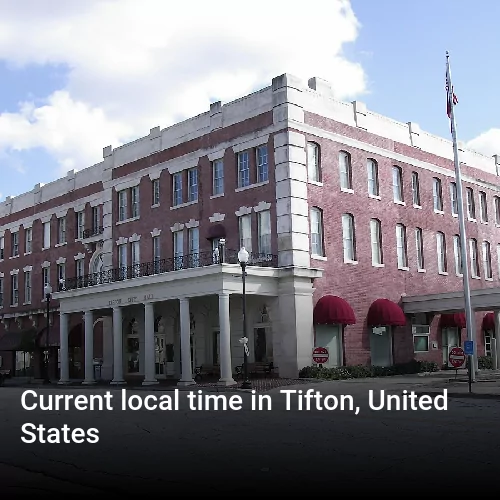 Current local time in Tifton, United States