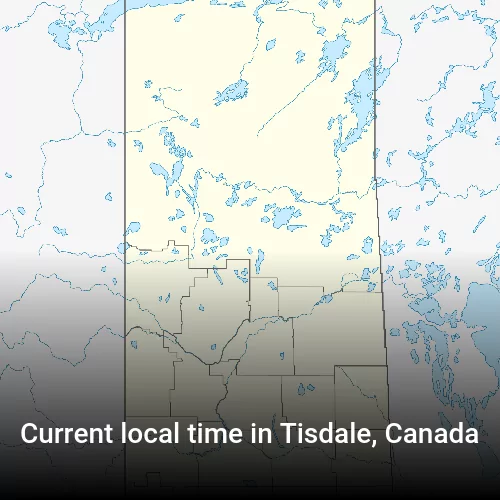 Current local time in Tisdale, Canada