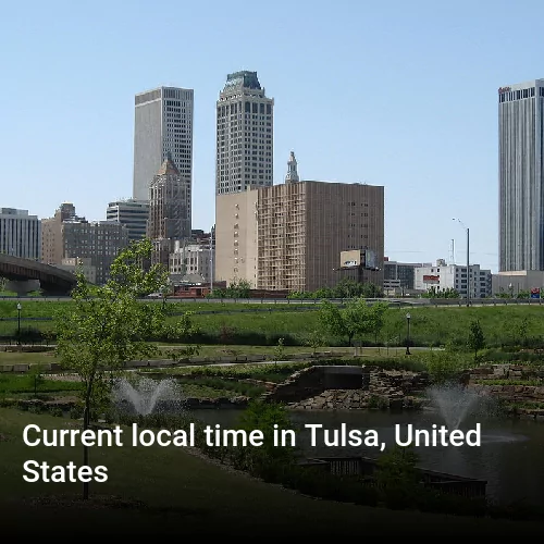 Current local time in Tulsa, United States