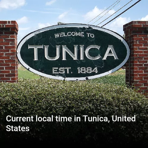 Current local time in Tunica, United States