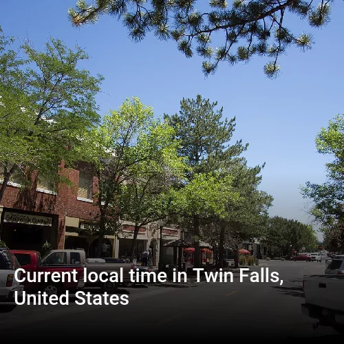 Current local time in Twin Falls, United States
