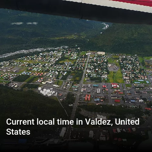 Current local time in Valdez, United States