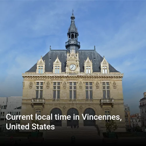 Current local time in Vincennes, United States