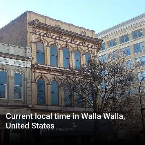 Current local time in Walla Walla, United States