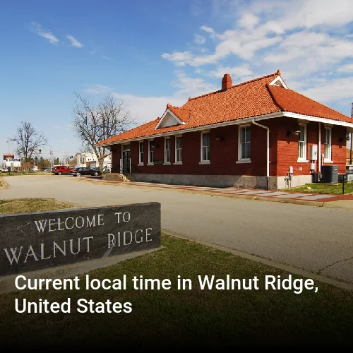 Current local time in Walnut Ridge, United States