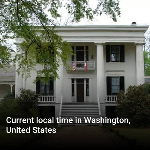 Current local time in Washington, United States
