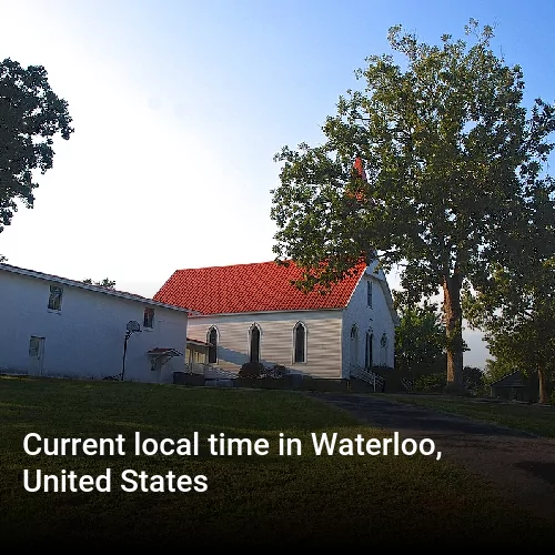 Current local time in Waterloo, United States