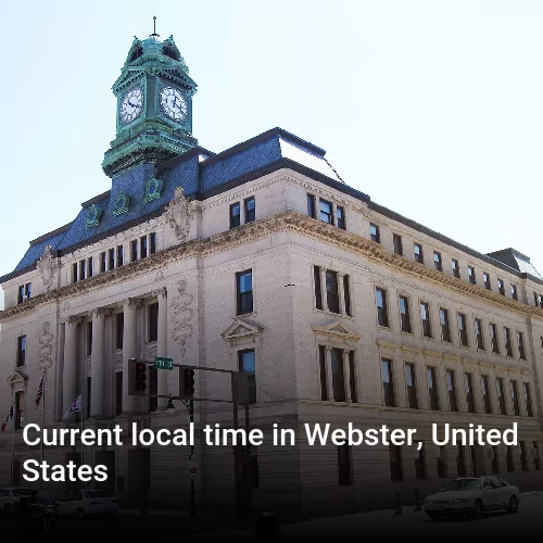 Current local time in Webster, United States