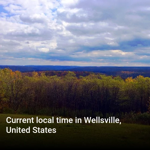 Current local time in Wellsville, United States