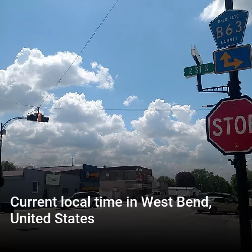 Current local time in West Bend, United States
