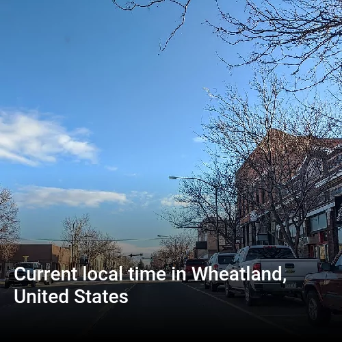 Current local time in Wheatland, United States