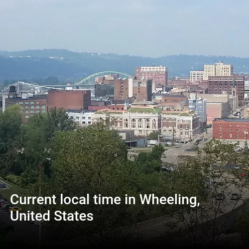 Current local time in Wheeling, United States