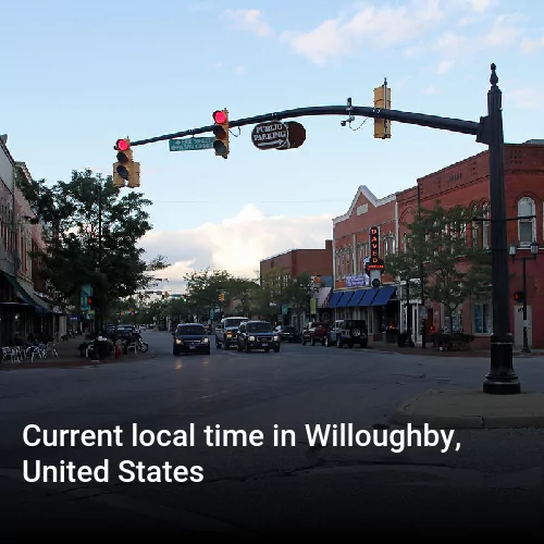 Current local time in Willoughby, United States