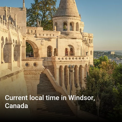 Current local time in Windsor, Canada