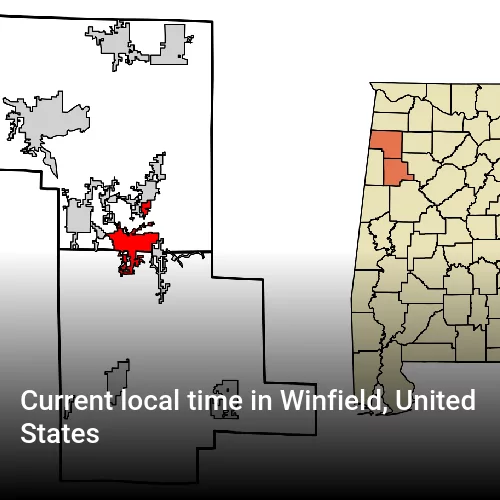 Current local time in Winfield, United States
