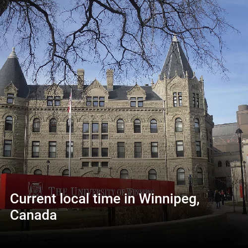 Current local time in Winnipeg, Canada