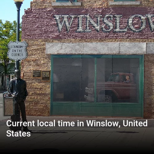 Current local time in Winslow, United States