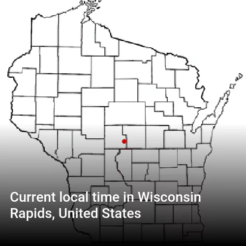 Current local time in Wisconsin Rapids, United States