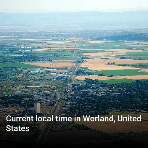 Current local time in Worland, United States