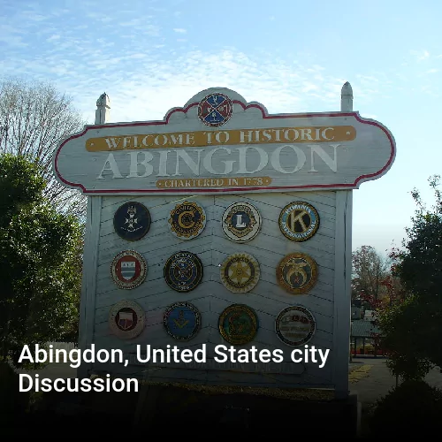 Abingdon, United States city Discussion