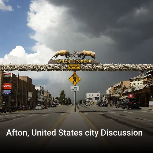 Afton, United States city Discussion