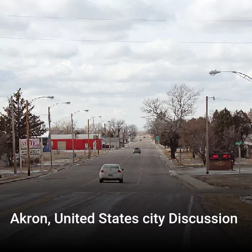 Akron, United States city Discussion