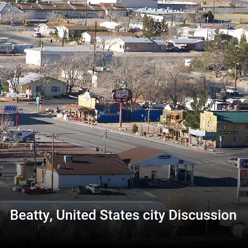 Beatty, United States city Discussion