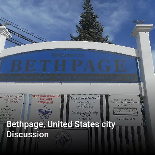 Bethpage, United States city Discussion