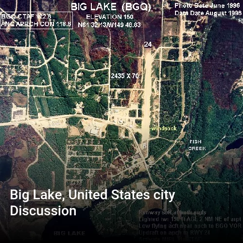 Big Lake, United States city Discussion