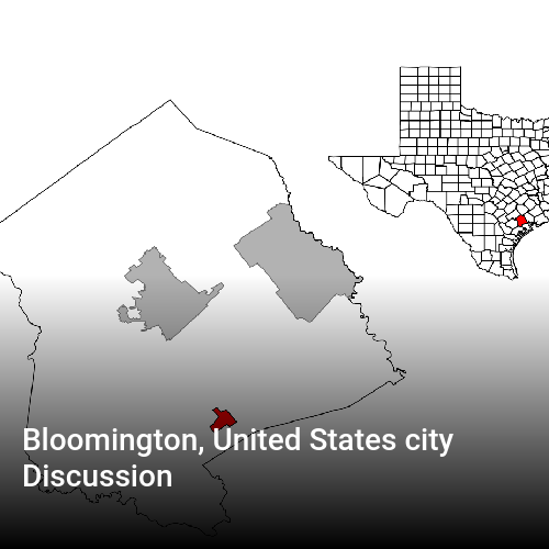 Bloomington, United States city Discussion