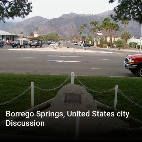 Borrego Springs, United States city Discussion