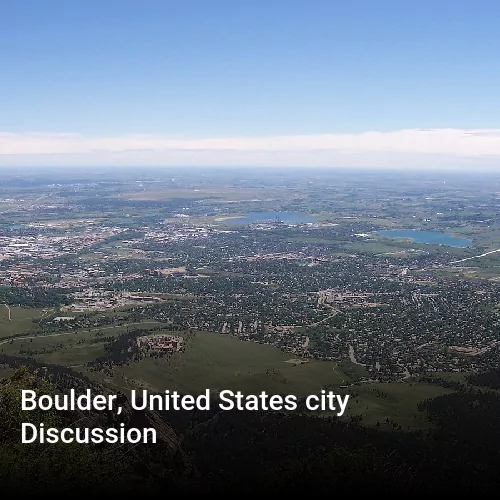 Boulder, United States city Discussion