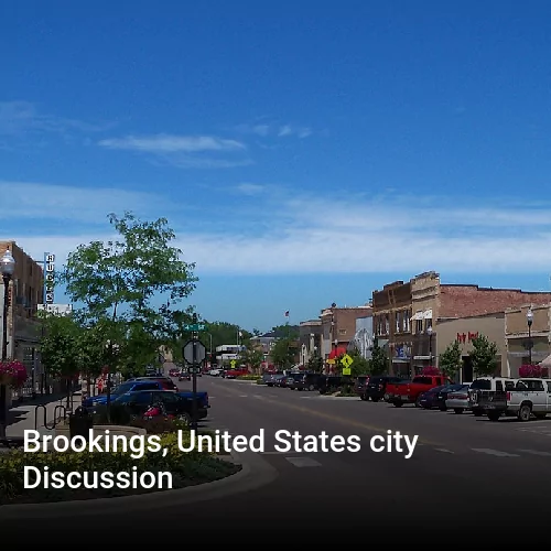 Brookings, United States city Discussion