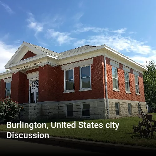 Burlington, United States city Discussion