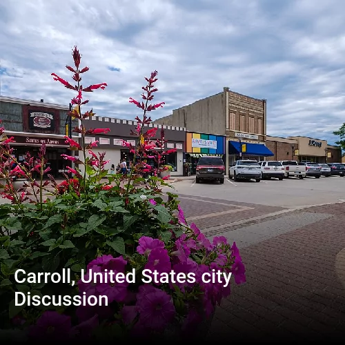 Carroll, United States city Discussion