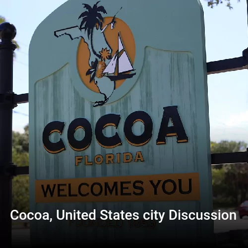 Cocoa, United States city Discussion