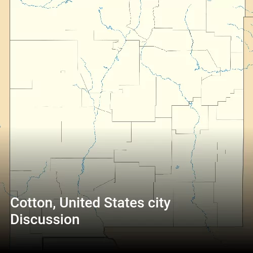 Cotton, United States city Discussion