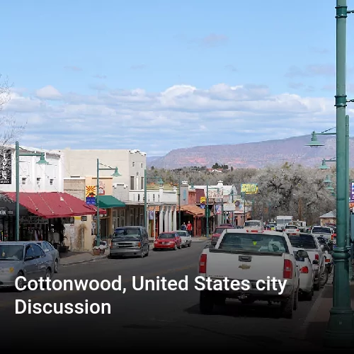 Cottonwood, United States city Discussion
